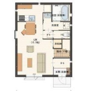 エールトベーレの間取り|1F