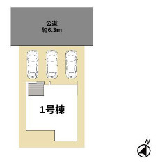 糸島市板持１丁目の新築一戸建の区画図