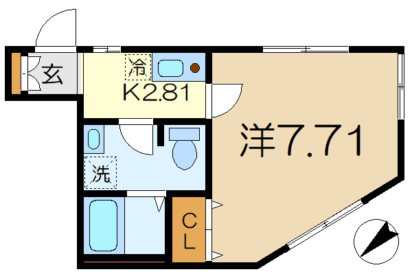 【間取り】 | ＦＣレジデンス杉田