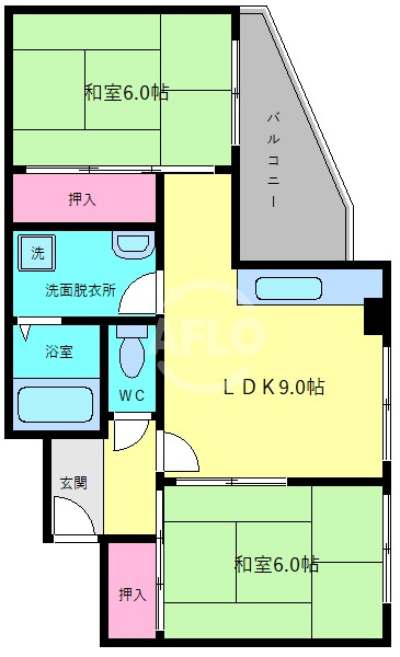 Residence Toa（レジデンストーア）　常盤小学校区の間取り|Residence Toa　間取り