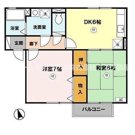 ロイヤルケビンAの間取り