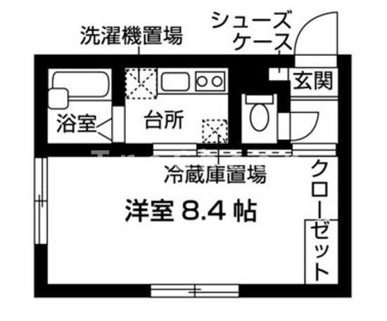 アカデミーヒル若松の間取り