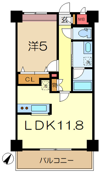 【間取り】 | リトスメラン永田