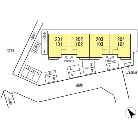 ラ・グランシューズの区画図