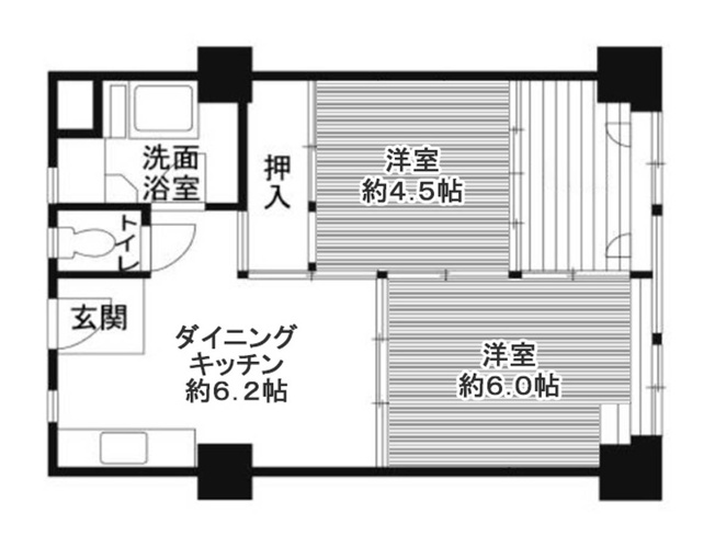 【間取り】 | ビレッジハウス城北タワー