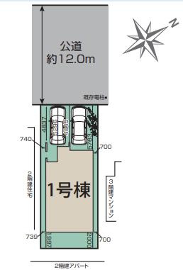 さいたま市見沼区東大宮6丁目の区画図