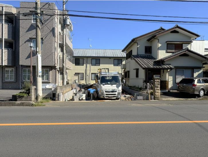 さいたま市見沼区東大宮6丁目の前面道路含む現地写真
