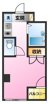 ノーブル中原の間取り|オートロック完備♪