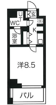 アイルイムーブル西大島の間取り