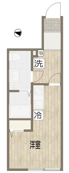 【間取り】 | ベイルーム新子安 | 間取図