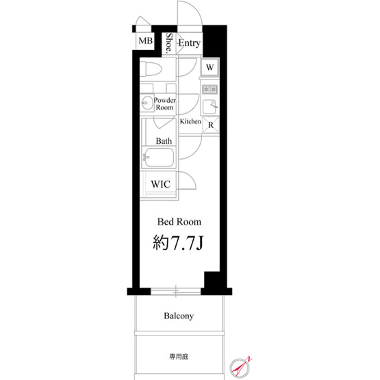 【間取り】 | ハーモニーレジデンス新宿EAST