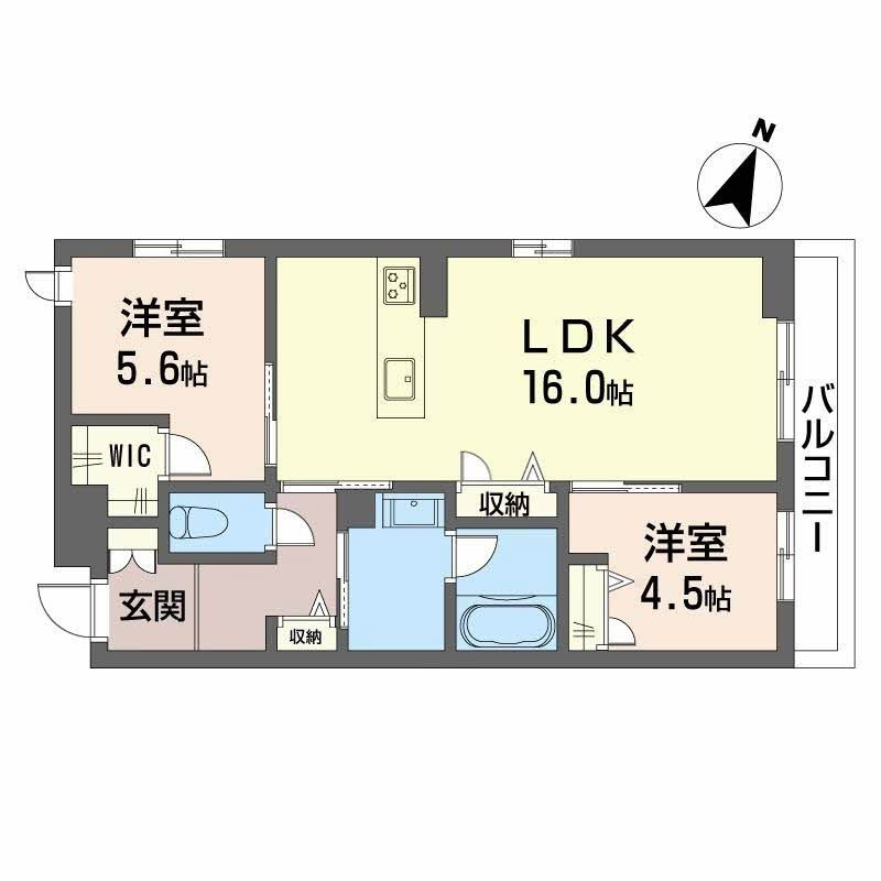 シャーメゾン　ステイの間取り