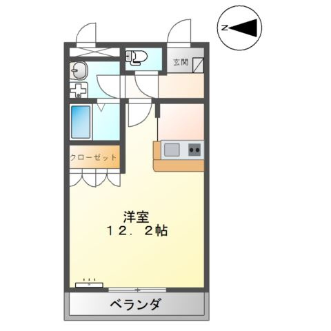 ミレニアムハイツ熊本の間取り