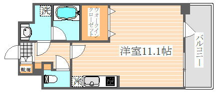 レジデンシャルヒルズプライムスクエアの間取り|使いやすい間取りです。