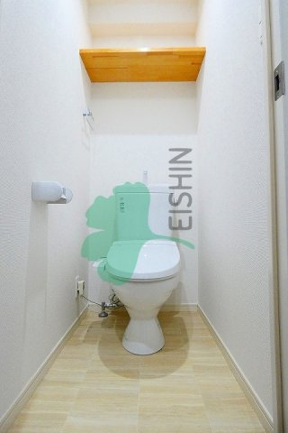 レジデンシャルヒルズ博多サウスのトイレ|清潔感のあるトイレです。
