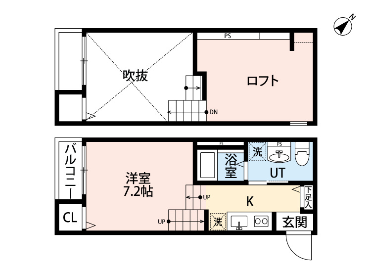 フローラ吉塚駅前の間取り|使いやすい間取りです。