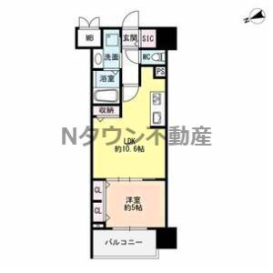 【間取り】 | ザ・シンフォニア新栄 | 間取りです。