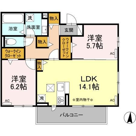 ヘリテージの間取り