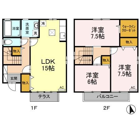 Fiore東和田の間取り