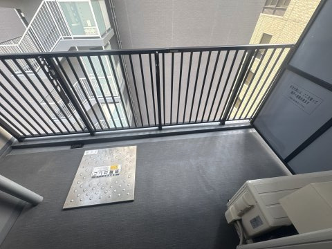 アーバネックス江坂広芝のバルコニー