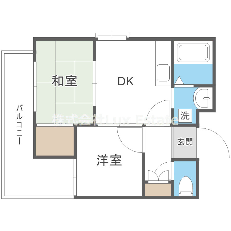 レクシア九条の間取り