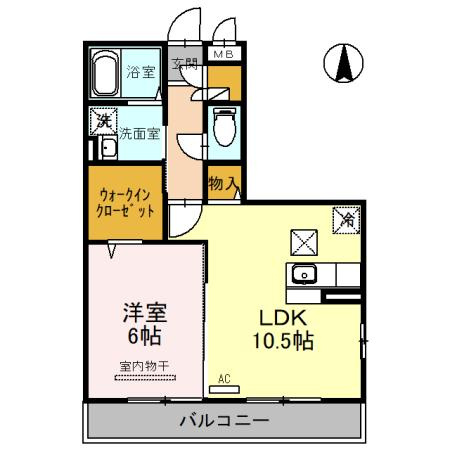 フィールドスター　Ⅲの間取り