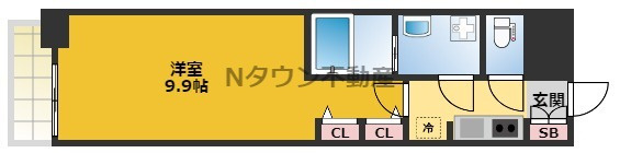 【間取り】 | S-RESIDENCE大曽根駅前 | 間取りです。