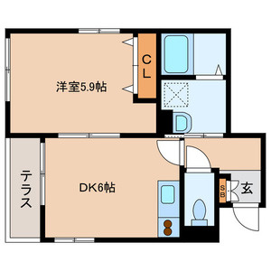 【間取り】 | メゾン　ラフイネ | 間取り図