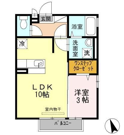 レクラデュクールの間取り|使い勝手の良い間取りです♪