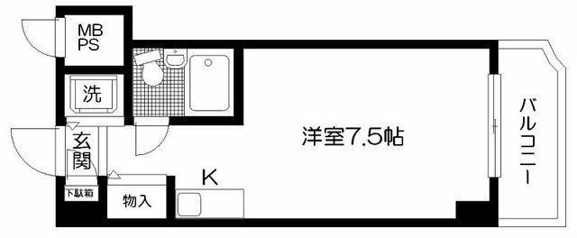 日神パレステージ西大島の間取り