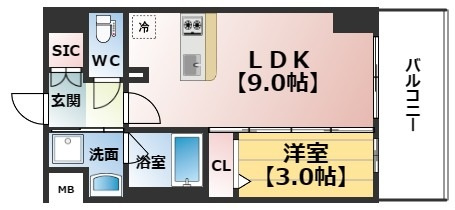 【間取り】 | エステムコート堺筋本町