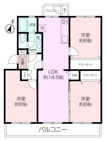 湘南長沢グリーンハイツ7-6号棟の画像