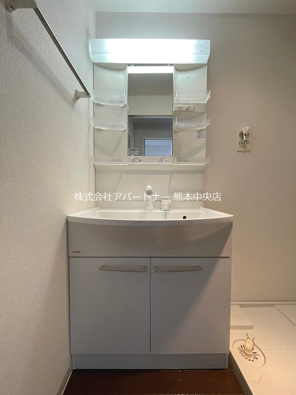 熊本市南区御幸笛田２丁目の賃貸マンションの独立洗面台