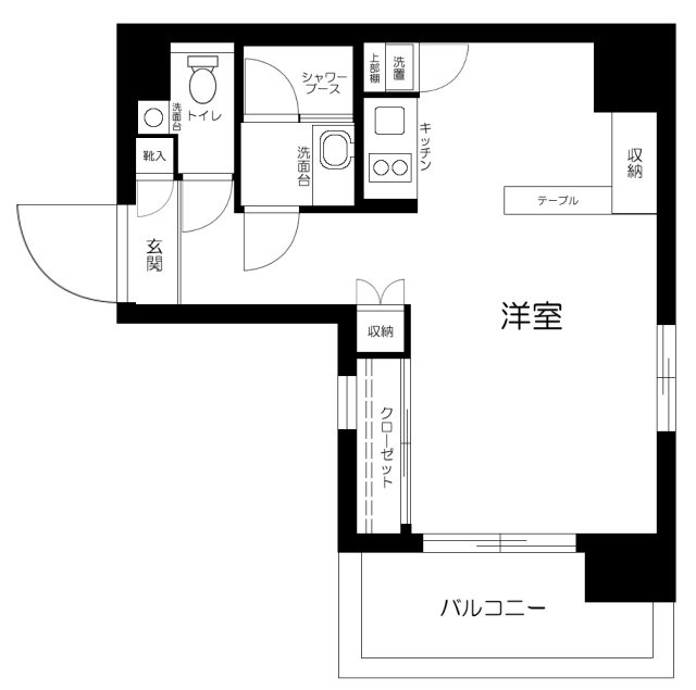 アクシア新宿御苑の間取り