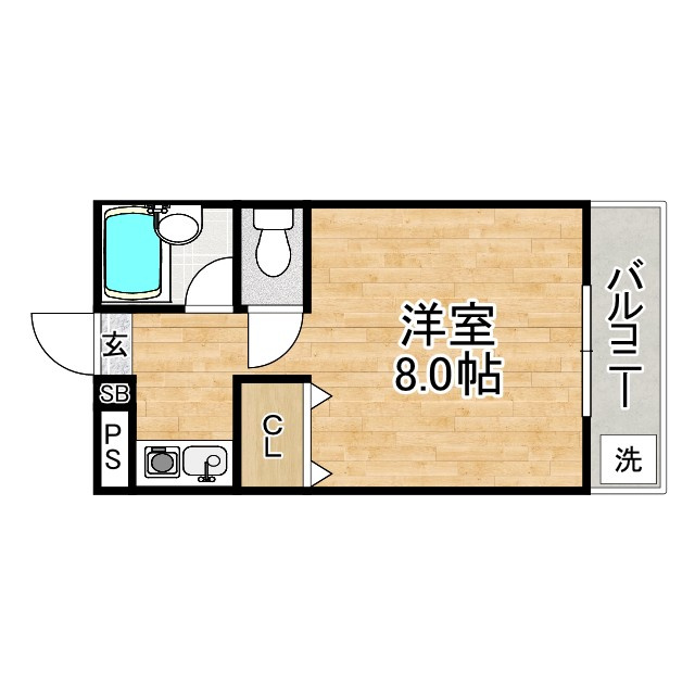 CASA　UEDAの間取り