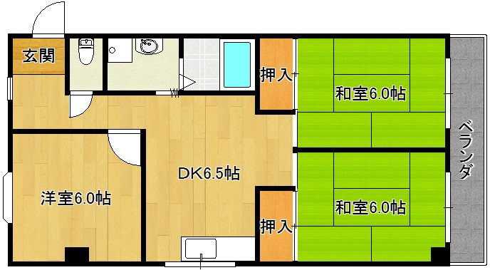 マンション吾光の間取り