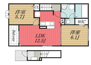 【間取り】 | アルコパレーノ　Ⅱ