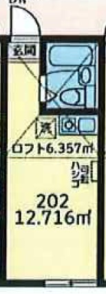 【間取り】 | ユナイト白幡チョコミントパフェ