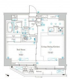 ＤＩＰＳ東十条駅前ＲＥＳＩＤＥＮＣＥの間取り