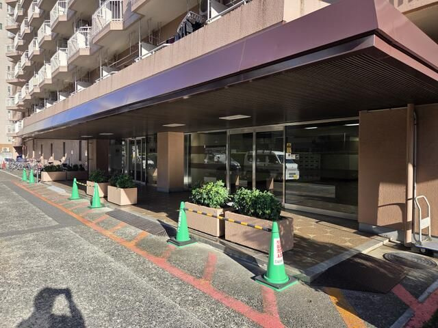 築地永谷コーポラスのエントランス