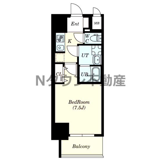 【間取り】 | S-RESIDENCE上飯田駅前 | 間取りです。