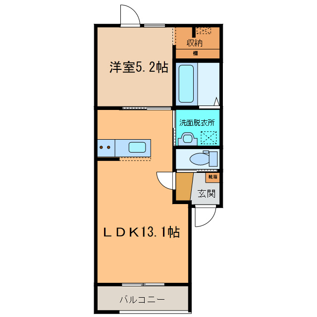 フォンテーヌ大通の間取り