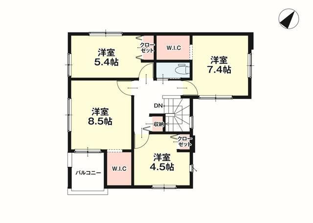 北九州市小倉南区南方1期の間取り