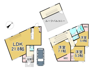 【間取り】 | 川西市鼓が滝3丁目17の38　新築一戸建て