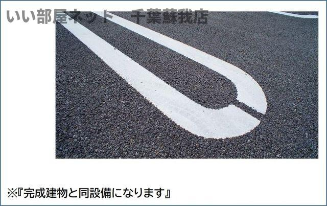 松ケ島１丁目アパートの駐車場