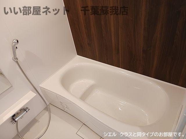 松ケ島１丁目アパートの浴室|日々の疲れを癒すお風呂付です