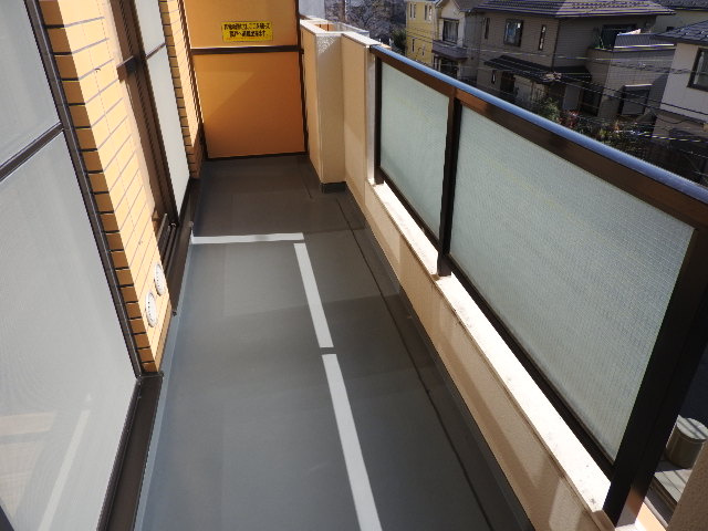 ライブオン和田のバルコニー
