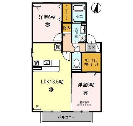【間取り】 | ガーデンコート B棟