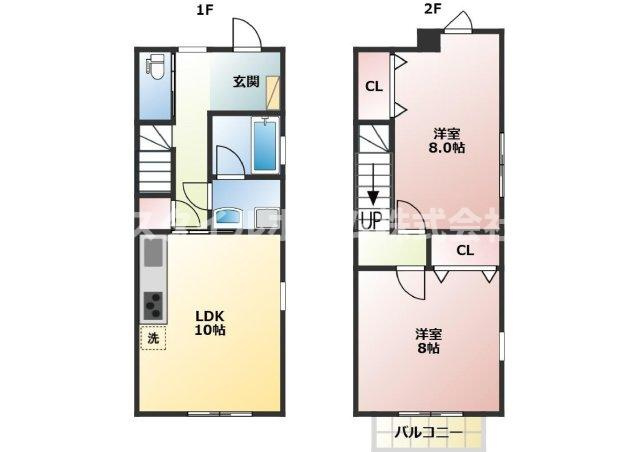 【間取り】 | ヴィラ宮前　四番館