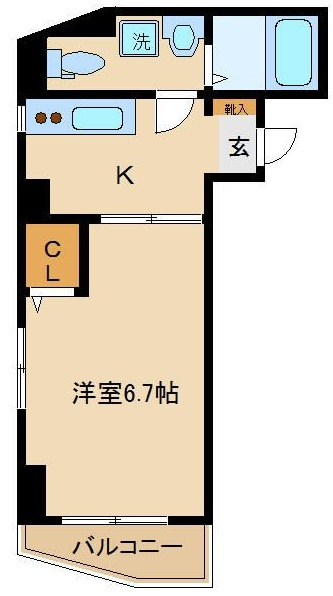 ラプティメゾンの間取り|間取りです。
